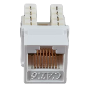 Модуль KeyStone RJ45 UTP, кат. 6, 110, Slim, W – 16.6 мм, білий