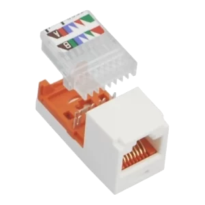 Модуль Mini-Com RJ45 UTP, кат.5е, білий