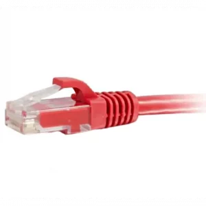 Патч-корд литий червоний UTP, RJ45 0,5m, кат.