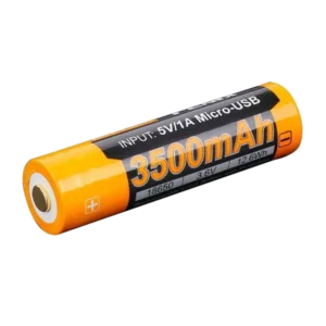 Акумулятор 18650 3500 mAh micro usb зарядка