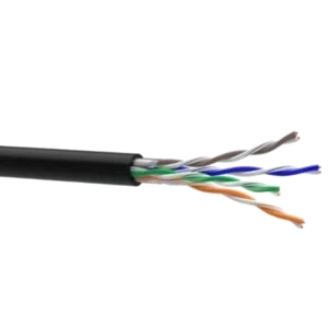 Кабель UTP cat 5e, бухта 305 м вуличний 2хпарний (4х жил. * 0,50)